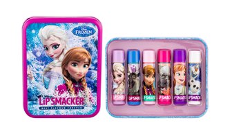 Lip Smacker Disney Frozen balzám na rty 6 x 4 g + plechová dóza