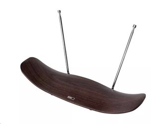 EMOS CITY WOOD-C500 pkojová anténa DVB-T2, DAB, FM, filtr LTE/4G/5G