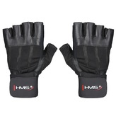 RST04 ČERNÉ VEL.M FITNESS RUKAVICE HMS