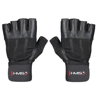 RST04 ČERNÉ VEL.M FITNESS RUKAVICE HMS