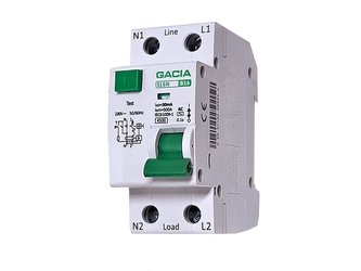 Proudový chránič VCX GACIA SL6N typ AC /B16A/30mA/1P+N/6kA (s nadproudovou ochranou RCBO)