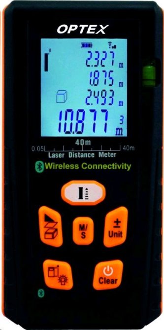 Laserový měřič vzdálenosti Bluetooth Optex 427020 BTL-40