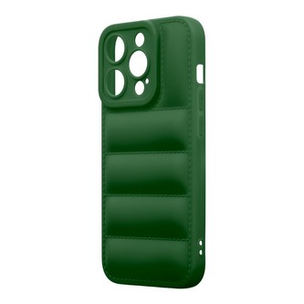 Obal:Me Puffy kryt Apple iPhone 15 Pro tmavě zelený