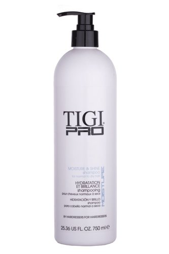 Tigi Pro Moisture And Shine Šampon 750 ml pro ženy Tigi Pro Moisture And Shine Šampon 750 ml pro ženy