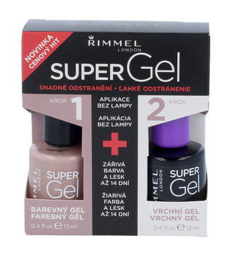 Rimmel London Super Gel By Kate Super Gel By Kate 12 ml + Super Gel Top Coat 12 ml