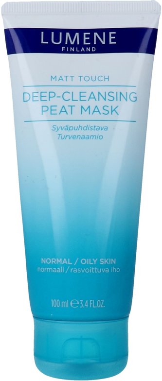 Lumene Matt Touch Pleťová maska Deep-Cleansing Peat Mask 100 ml pro ženy