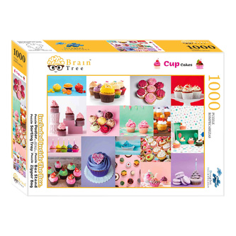 Brain Tree Puzzle Dortíky Cupcakes 1000 dílků Brain Tree Puzzle Dortíky Cupcakes 1000 dílků