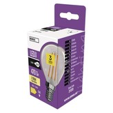 LED žárovka EMOS ZF1220 Filament Mini Globe 3,4W E14 teplá bílá