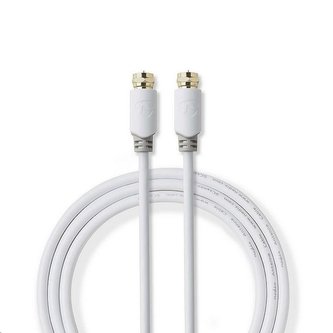 Kabel koaxiální 2m + 2xF konektor NEDIS CSBW41000WT20