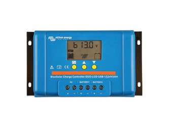 Solární regulátor PWM Victron Energy BlueSolar-light DUO 20A  LCD a USB 12V/24V