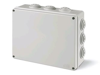 Krabice plastová SCABOX s průchody - 150x110x70mm