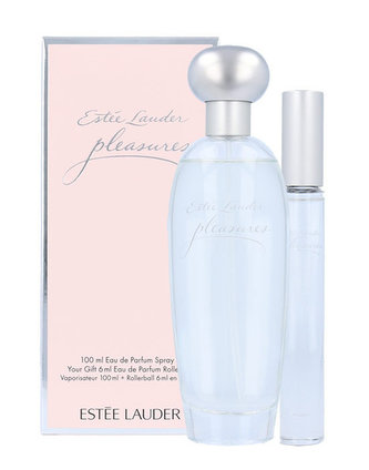 Estée Lauder Pleasures parfémovaná voda 100 ml + parfémovaná voda 6 ml rollerball Estée Lauder Pleasures parfémovaná voda 100 ml + parfémovaná voda 6 ml rollerball
