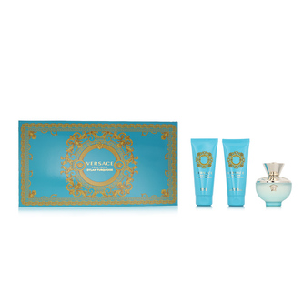 Versace Pour Femme Dylan Turquoise EDT 100 ml + SG 100 ml + BG 100 ml + kosmetická taška W