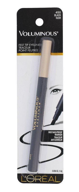 L´Oréal Paris Voluminous Oční linka Mistake-Proof Marker 1,6 g 450 Black pro ženy