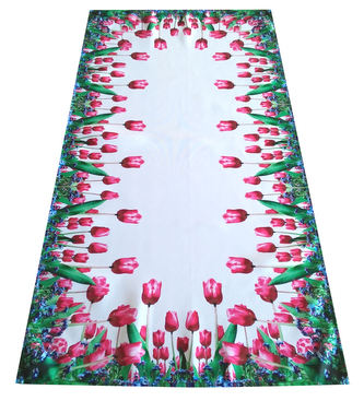 Vzorovaný ubrus - běhoun na stůl TULIPÁNY II. 60x120 cm Mybesthome