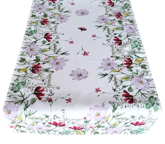 Vzorovaný ubrus - běhoun na stůl SPRING IV. 60x120 cm Mybesthome Vzorovaný ubrus - běhoun na stůl SPRING IV. 60x120 cm Mybesthome