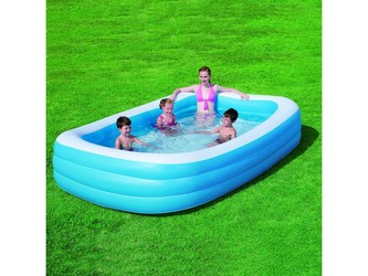 Bazén nafukovací obdelníkový rodinný  Deluxe