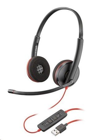 Poly náhlavní souprava Blackwire 3220, USB-A, stereo