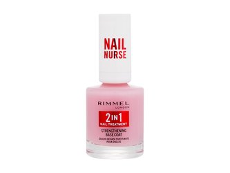 Rimmel London Nail Nurse Lak na nehty 2in1 Strenghtening Base Coat 12 ml pro ženy