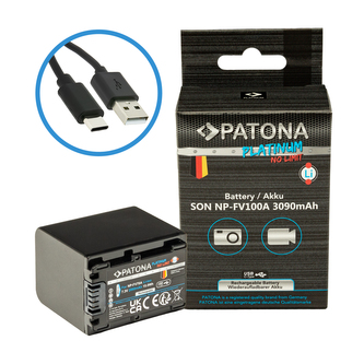 Aku Sony NP-FV100 3090mAh Li-Ion Platinum USB-C nabíjení