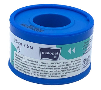 Matopat náplast Soft 2,5 cm x 5 m