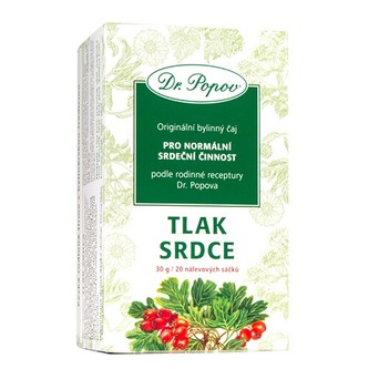 Tlak srdce, porcovaný čaj, 30 g Dr. Popov