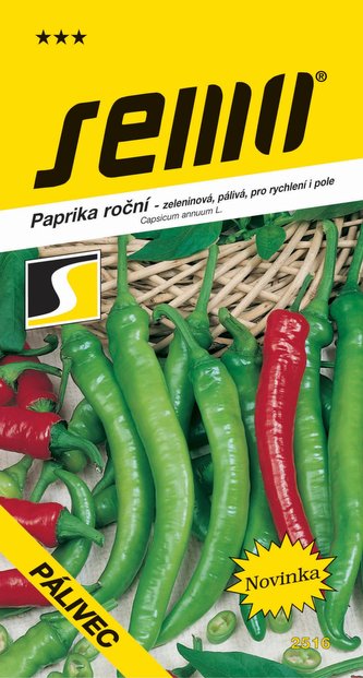 Paprika zel. pálivá - Pálivec (Barkol) rychl, pole 0,6g  /SHU 1 000/