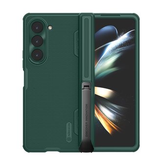 Nillkin Super Frosted FOLD Stand Zadní Kryt pro Samsung Galaxy Z Fold 5 Deep Green