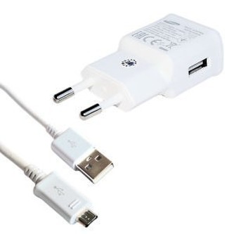 EP-TA50EWE + ECB-DU4AWE Samsung 8W Cestovní nabíječka + microUSB Datový Kabel White (OOB Bulk) EP-TA50EWE + ECB-DU4AWE Samsung 8W Cestovní nabíječka + microUSB Datový Kabel White (OOB Bulk)