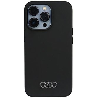 Audi Silicone Zadní Kryt pro iPhone 13/13 Pro Black
