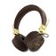 Guess PU Leather 4G Metal Logo Bluetooth Stereo Headphone Brown