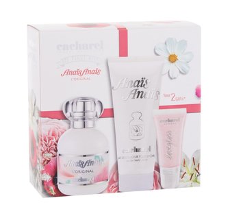 Cacharel Anais Anais L´Original toaletní voda 30 ml + tělové mléko 50 ml + lesk na rty 7 ml