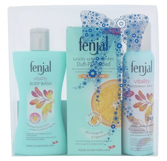 Fenjal Vitality sprchový krém 200 ml + pěna do koupele 125 ml + deospray 150 ml
