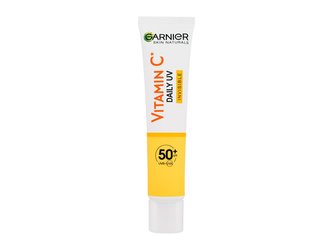 Garnier Skin Naturals Vitamin C Denní pleťový krém Daily UV Invisible 40 ml SPF50+ pro ženy