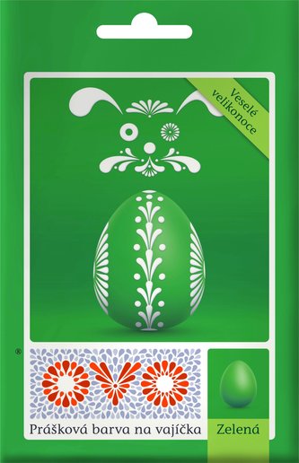 OVO - prášková barva na vajíčka zelená 5 g