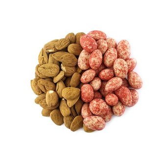 Mandle jahodové váha 500g