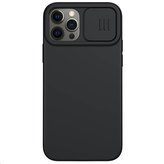 Nillkin CamShield Silky Silikonový Kryt pro Apple iPhone 12/12 Pro 6.1 Black