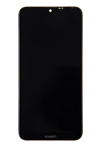 Huawei Y7 2019 LCD Display + Dotyková Deska + Přední Kryt Black (11pin)