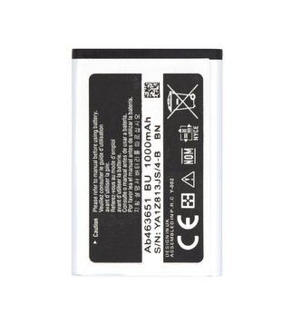 AB463651BE Baterie pro Samsung Li-Ion 1000mAh (OEM)
