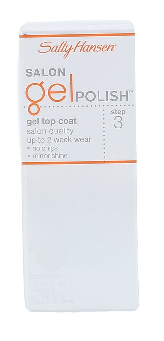 Sally Hansen Salon Gel Polish Lak na nehty Step 3 4 ml Gel Top Coat pro ženy