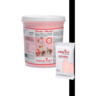 Modelovací hmota light světle růžová 1 kg - Saracino