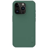 Nillkin Super Frosted PRO Zadní Kryt pro Apple iPhone 15 Pro Deep Green (Without Logo Cutout)
