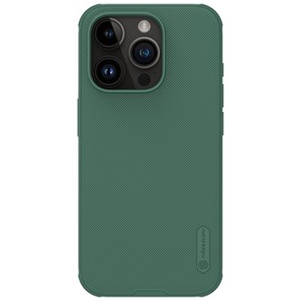Nillkin Super Frosted PRO Zadní Kryt pro Apple iPhone 15 Pro Deep Green (Without Logo Cutout)