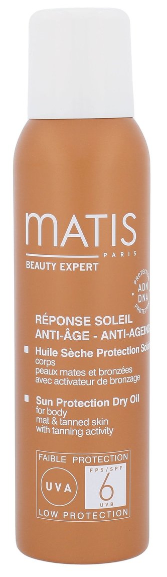 Matis Réponse Soleil Opalovací přípravek na tělo Dry Oil SPF6 125 ml pro ženy