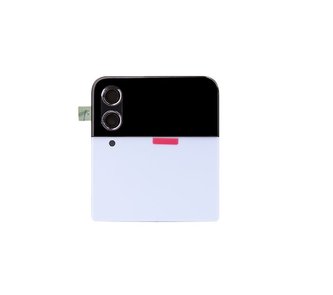 Zadní kryt vč Displeje + Čočky Fotoaparátu Samsung F721 Galaxy Z Flip 4 5G Blue (Service Pack)