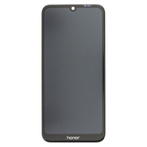 Honor 8A LCD Display + Dotyková Deska + Přední Kryt Black
