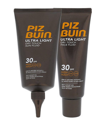 PIZ BUIN Ultra Light opalovací přípravek na tělo 150 ml + opalovací přípravek na obličej 50 ml