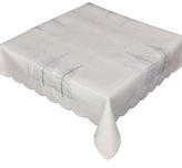 Ubrus Vánoční, Moderní stromečky, šedý 35 x 35 cm