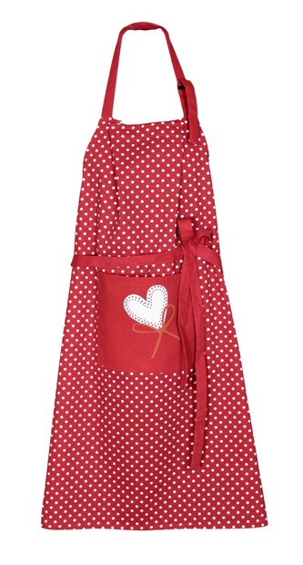 Forbyt, Zástěra kuchyňská, Romantic, červená