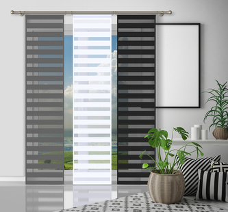 Závěsový panel, Den a noc 50 x 240 cm bílá